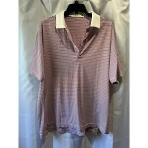 Fairway and Greene Mens Polo Striped Tshirt size Medium